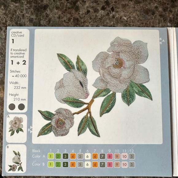 Pfaff creative grand hoop design cd set- like new - Picture 3 of 4